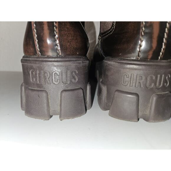 Circus Ny (Sam Edelman) Danielle Brown Boots Size 8 (Emo Style) Chelsea - Picture 8 of 11